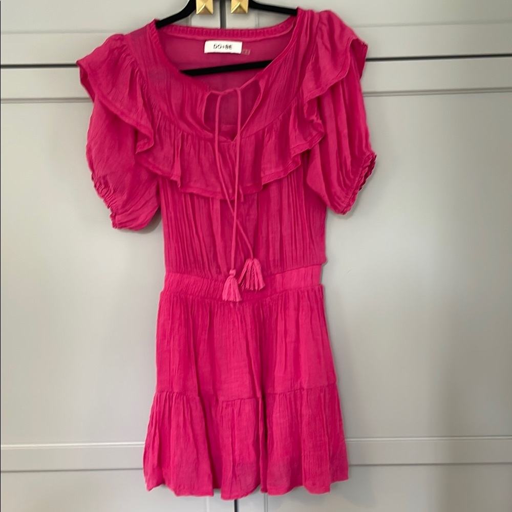 Pink Ruffled Dress - Picture 1 of 5